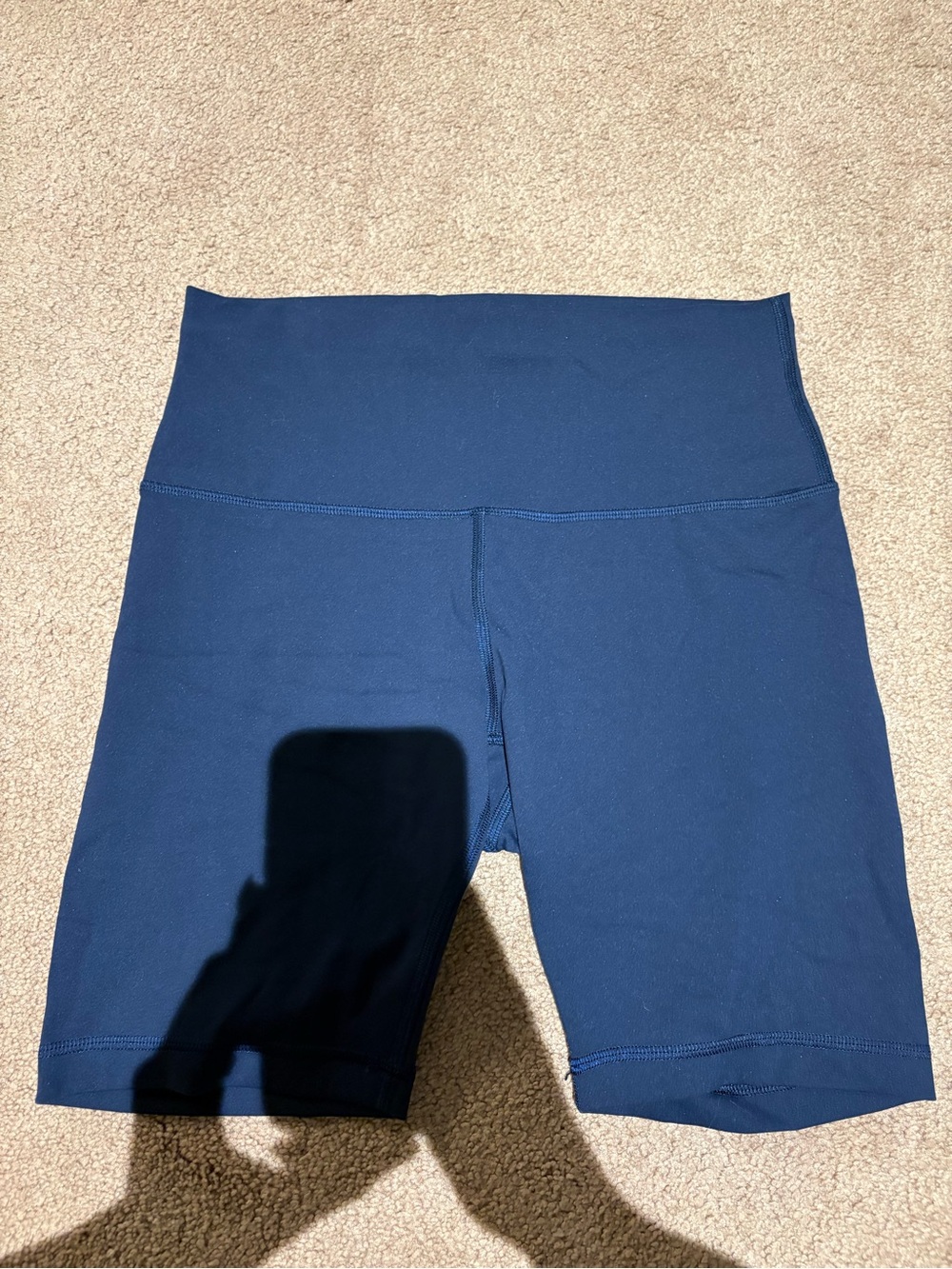 lululemon athletica Navy High-Rise Bike Shorts size 8